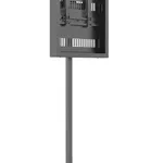Multibrackets M Pro Series Single Pole Floorstand Display Enclosure for 32" Displays