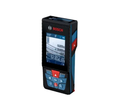 Image Bosch 06159940CV Laser Distance Meter - 100m Range, Black/Blue/Red