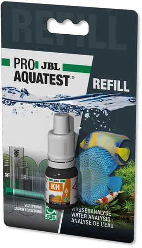 Compare JBL ProAquaTest KH Water Hardness Test Kit for Aquarium Water with Kokido 3-Way Water Test Strips (Free Chlorine, pH, Alkalinity)