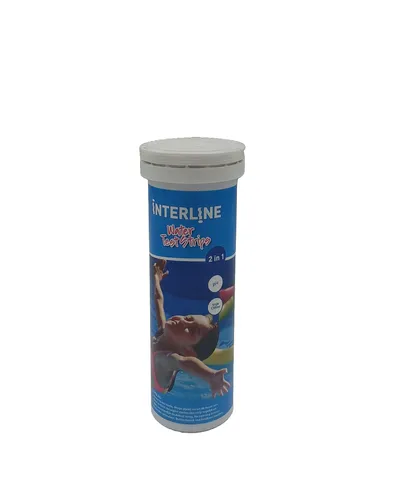 Image Interline Water Test Strips for Chlorine and pH (25 Count)