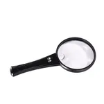 Hama Basic 90 LED Magnifier - 90mm Lens Diameter, Integrated LED Illumination