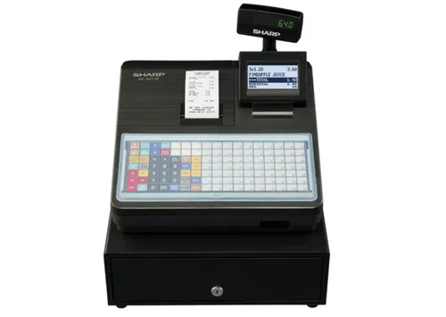 Image Sharp XEA217B Cash Register with 2000 PLU, Thermal Printer, and LCD Display