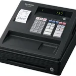 Sharp XE-A137-BK Electronic Cash Register with 8 Direct Sales Keys and LCD Display