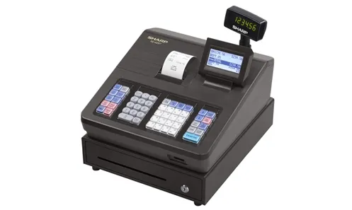 Image Sharp XE-A207 Cash Register with 2500 PLUs and LCD Display