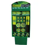 Van der Meulen Citronella Retail Display Stand, 120 Pcs.
