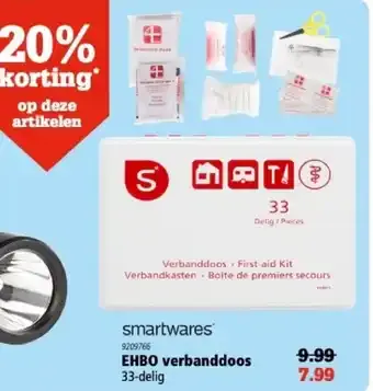 Image Smartwares EHBO1 First Aid Kit