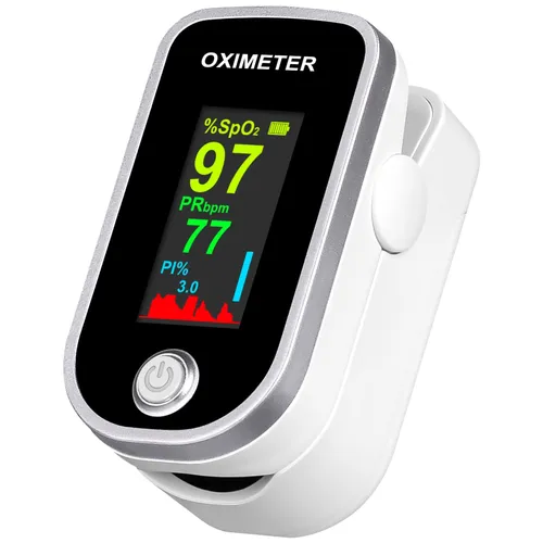 Image V7 Finger Pulse Oximeter - Digital Blood Oxygen Saturation Monitor
