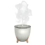 HoMedics ARM-1210GY Aroma Diffuser Vase - Translucent Glass