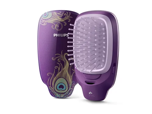 Image Philips EasyShine HP4722 Universal Hairbrush & Comb, Violet