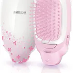 Philips Hair Comb HP4588/05 (EasyShine Collection) - Pink/White