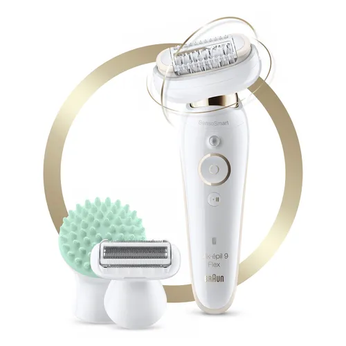 Image Braun Silk-épil 9 Epilator 81688638 Wet & Dry with 40 Tweezers