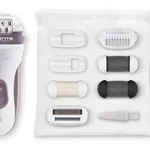 Rowenta Skin Respect Epilator - Wet & Dry Operation, 24 Tweezers, LED Light