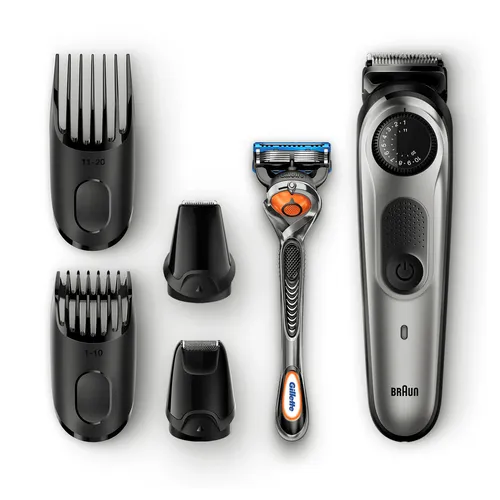 Image Braun Beard Trimmer BT7020 - Cordless, 39 Length Settings, Wet & Dry Use, 100 Minutes Runtime