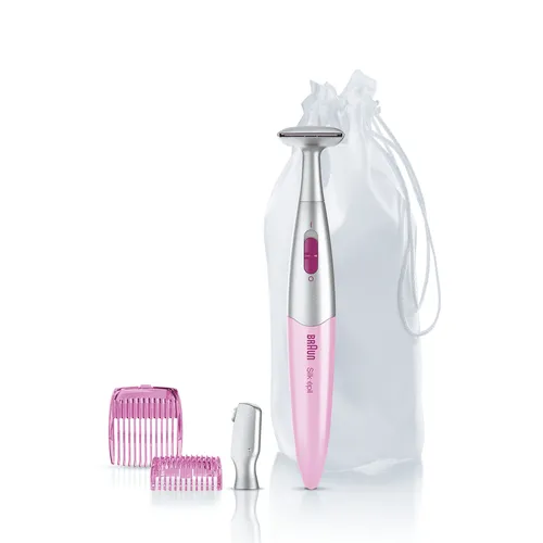Compare Braun 81653277 Bikini Trimmer - Sensitive Area Hair Remover with Braun Bikini Trimmer Pink White (81663314) - Compact Personal Groomer for Sensitive Areas