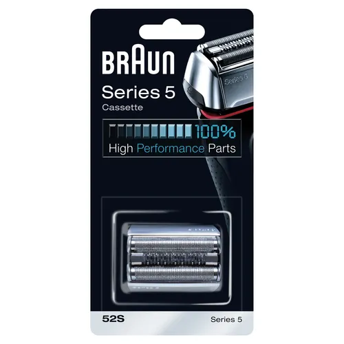 Image Braun Series 5 52S Electric Shaver Head Replacement Cassette - Silver