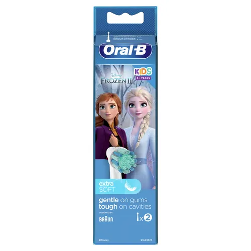 Image Oral-B Kids Disney Frozen 2 Electric Toothbrush Replacement Heads - Pack of 2