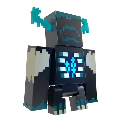 Compare Minecraft Steve and Armored Horse Figures Set - Video Game Collectible with Minecraft Warden Action Figure with Lights, Sounds, and Accessories