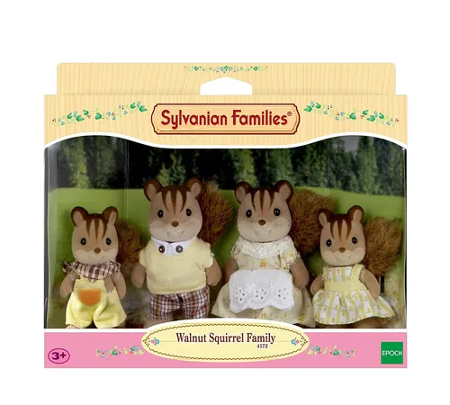 Image Sylvanian Families Walnut Squirrel Family Toy Set
