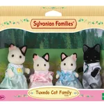 Sylvanian Families Tuxedo Cat Family - Collectible Toy Figures