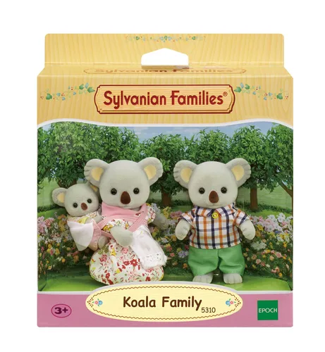 Image Sylvanian Families Koala Family (3 Figures) - Collectible Miniature Toy Set