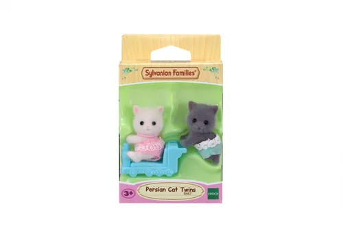 Image Sylvanian Families Persian Cat Twins - Collectible Miniature Figures