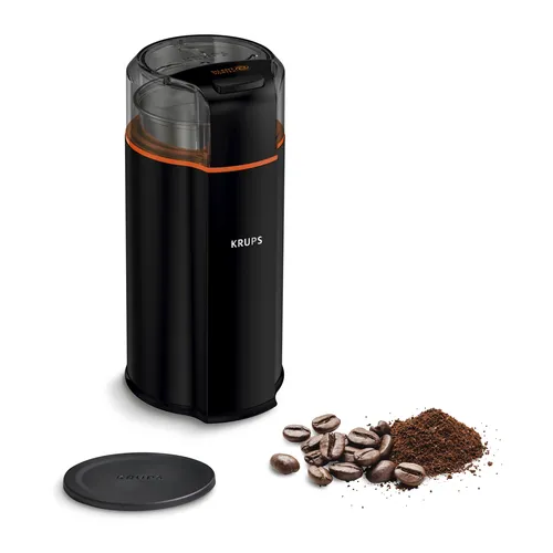 Krups Silent Vortex GX3328 Electric Blade Coffee Grinder with Stainless Steel Blades