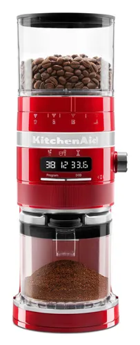 Image KitchenAid 5KCG8433ECA 240W Red Burr Coffee Grinder