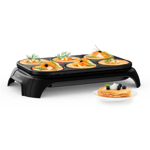 Image Tefal Crep'Party ECO PY55E8 Crepe Maker (6 Crepes, 1000W, Black)