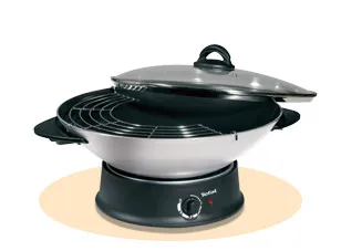 Image Tefal WO3000 Electric Wok (1700W, 5L Capacity, Non-Stick Coating)