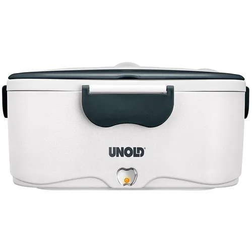 Image Unold 58850 Electric Heated Lunch Box, 1.5L Capacity, 35W Power, Grey/White