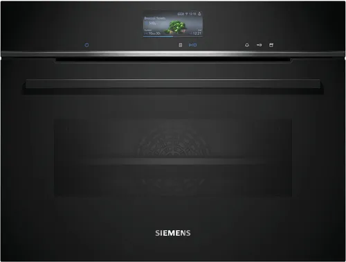 Image Siemens iQ700 CS736G1B1F 60cm Built-in Steam Oven with 30 Litre Capacity, 1300W Microwave Power, and FullTouch Control