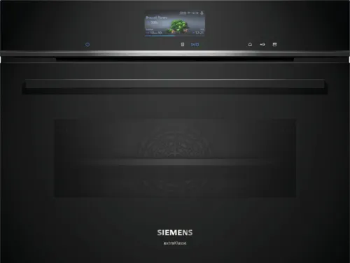 Image Siemens iQ700 CS736GCB1F 60cm Built-in Steam Oven with FullSteam Technology