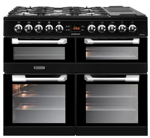 Image Leisure CS100F520K 100cm Dual Fuel Range Cooker with Three Ovens