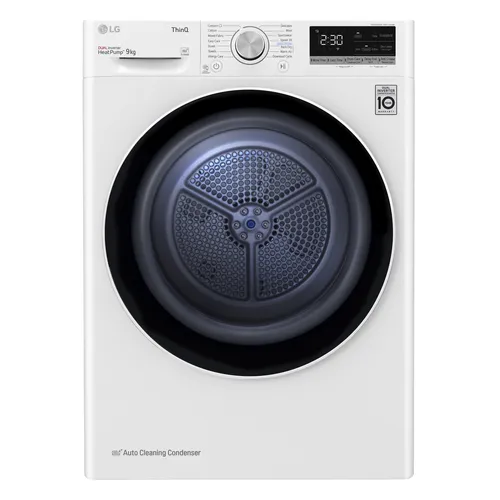 Image LG V7 FDV709W 9kg Heat Pump Tumble Dryer