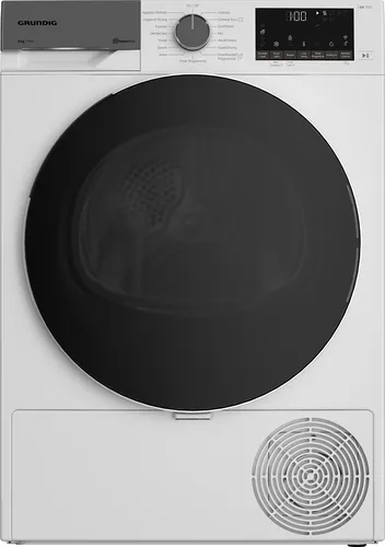 Image Grundig GT56824CW 8kg Heat Pump Tumble Dryer with WiFi