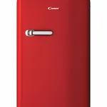 Candy Divo CKRTOS 544RH Freestanding Combi Fridge Freezer, 124L Total Capacity, Red