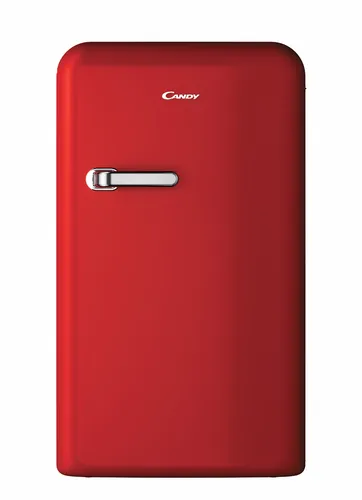 Image Candy Divo CKRTOS 544RH Freestanding Combi Fridge Freezer, 124L Total Capacity, Red