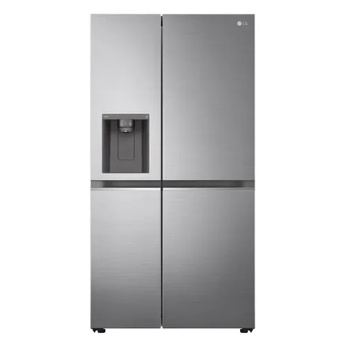 Image LG NatureFRESH GSLD81PZRD American Style Smart Fridge Freezer, Shiny Steel, D Rated