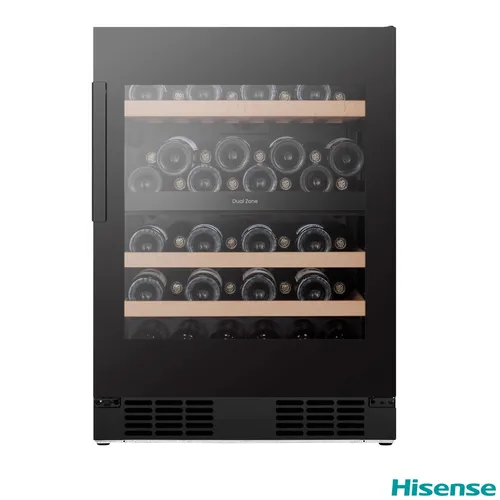 Image Hisense RW3N122GSLF Freestanding Wine Cooler 122 Bottle Capacity