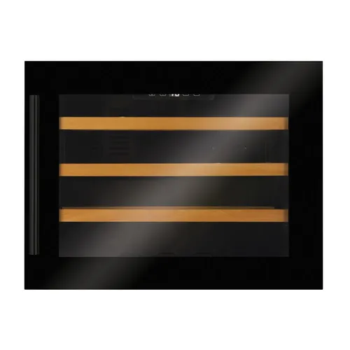 Image CDA FWV452BL Freestanding Wine Cooler, 45cm Width, 21 Bottle Capacity, Black