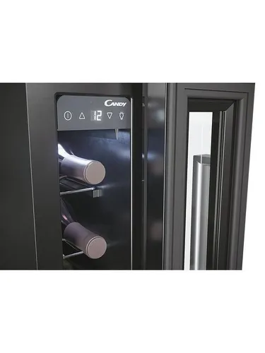 Image Candy CCVB 15 Built-in Wine Cooler, 7 Bottles Capacity, Black Finish