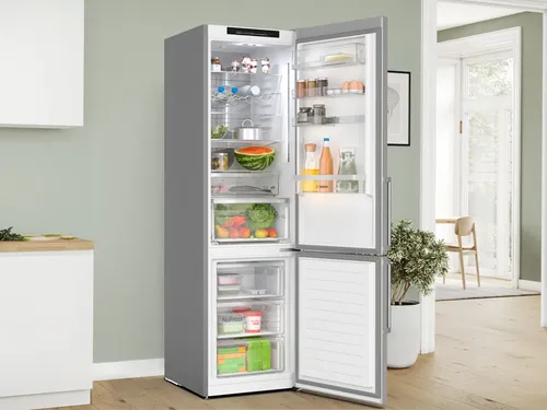 Image Bosch KSZ2BVS03 Decorative Door Cover - Grey/White Finish for Bosch Refrigerators