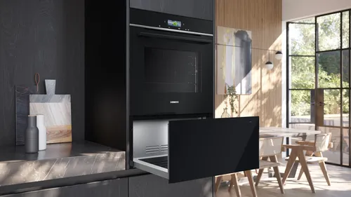 Image Siemens iQ700 BI710D1B1B Warming Drawer