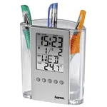 Hama 00186356 Electronic Indoor Environment Thermometer, Silver