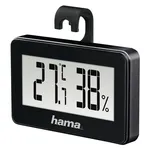 Hama Mini Electronic Indoor Environment Thermometer, Black