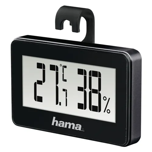 Image Hama Mini Electronic Indoor Environment Thermometer, Black