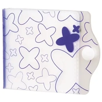 Image Hama 'SD' Memory Card File Case, 8-Card Capacity, Blue PP, Blue/Transparent