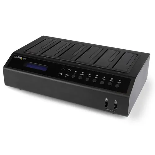 Image StarTech.com USB 3.0 / eSATA 6-Bay HDD/SSD Duplicator Dock (1:5 Cloner/Eraser)