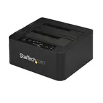 StarTech.com SATADOM DOCK122U33EB Dual 2.5"/3.5" SATA SSD/HDD Duplicator and Eraser (USB 3.0)