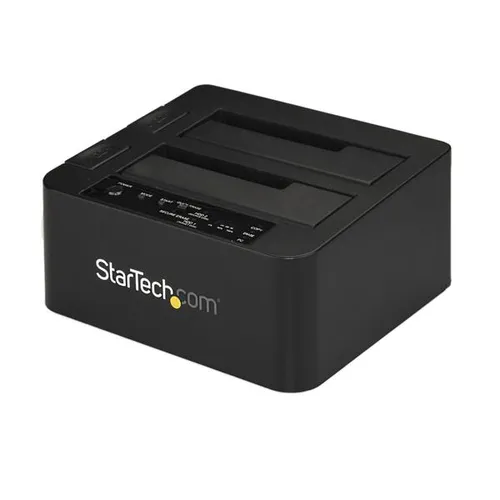 Image StarTech.com SATADOM DOCK122U33EB Dual 2.5"/3.5" SATA SSD/HDD Duplicator and Eraser (USB 3.0)